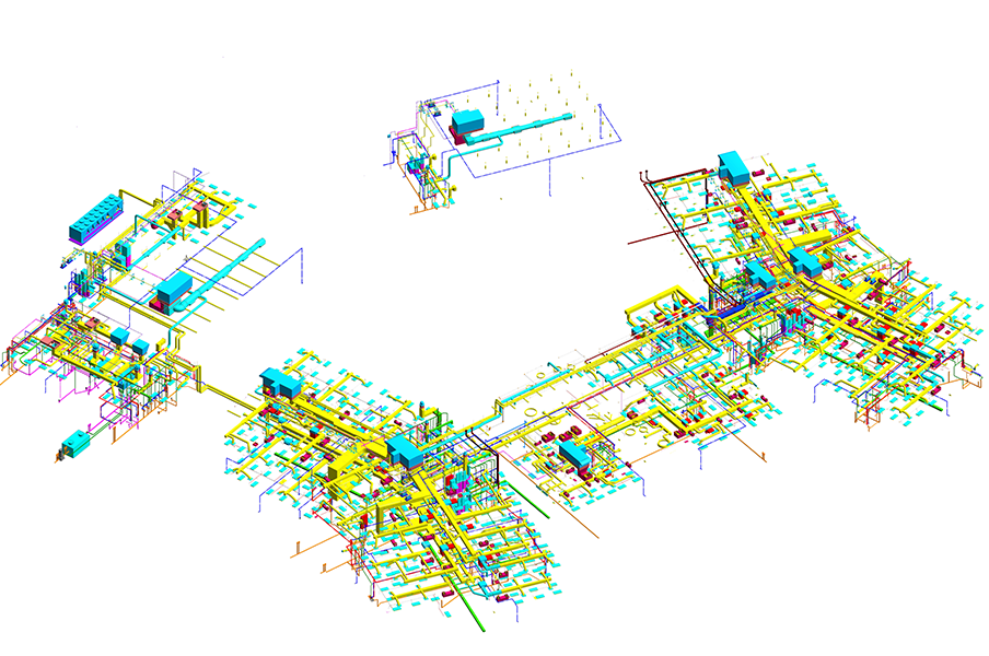 MEP BIM for School Construction Project - Texas