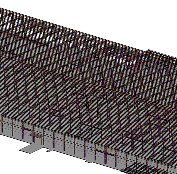 Structural BIM for Manufacturing Facility- California
